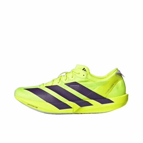 adidas Adizero Adios 9 经典舒适跑步鞋 男款 黄紫JQ0776