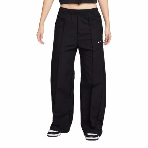Nike Sportswear 系带中腰开口下摆设计 女款 黑色FQ3589-010