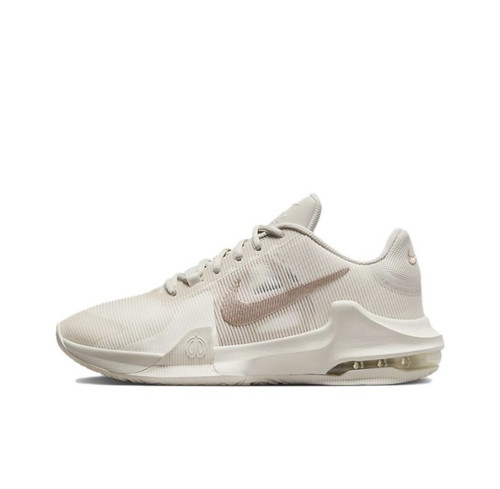Nike Air Max Impact 4  圆头低帮 篮球鞋 男款 米粉色DM1124-008