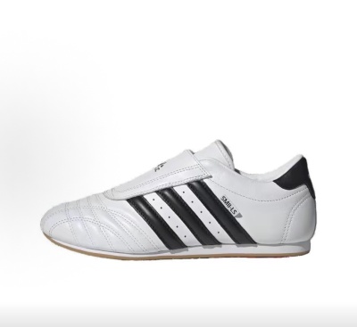 adidas originals Taekwondo 皮革  训练鞋 男女同款 白黑JQ4774
