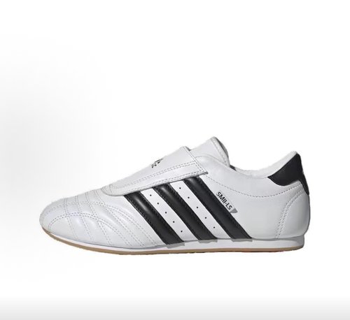 adidas originals Taekwondo 皮革  训练鞋 男女同款 白黑JQ4774