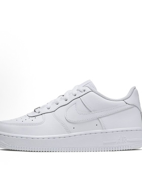 Nike Air Force 1 合成革 空军一号  儿童板鞋 白色314192-117