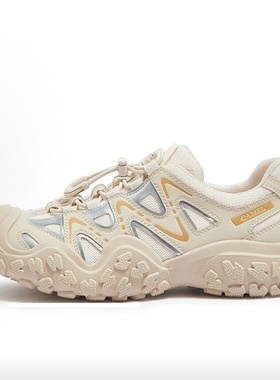 CAMEL骆驼 丑萌 2.0 透气 低帮 功能鞋 女款L24S076620米银黄