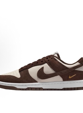 Nike Dunk 舒适贴合 低帮 板鞋 男女同款 棕色IO4244-102