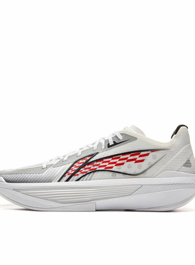 LiNing李宁 ULTRALIGHT 超轻2025 元年白低帮篮球鞋男ABAV007-4