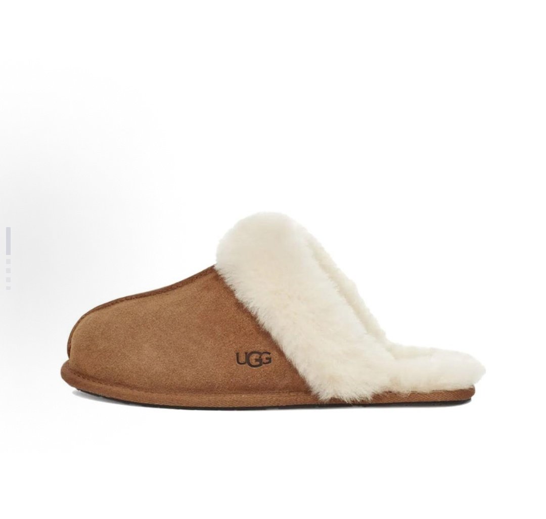 UGG 时尚加绒 无特殊功能包头拖鞋 女款 棕色1106872-CHE