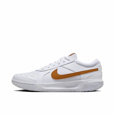 Nike Court Zoom Lite 3 减震 低帮 网球鞋 男款 白色DV3258-103