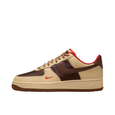 Nike Air Force 1 舒适百搭 低帮 板鞋 男款 棕色HQ3447-222