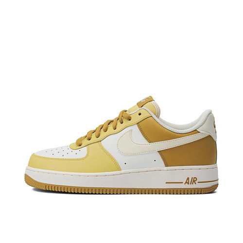 Nike Air Force 1 低帮 板鞋 男款 黄白FZ4034-716