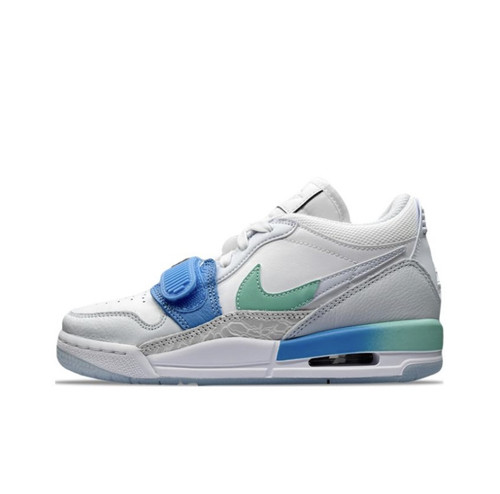 Jordan Legacy 312 GS 运动舒适 中帮 儿童篮球鞋 灰蓝FN8896-131