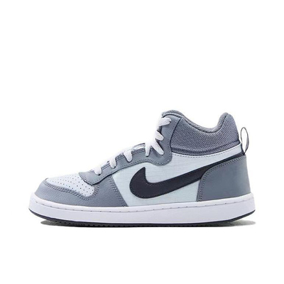Nike Court Borough Mid 皮革 休闲 中帮 儿童板鞋白蓝839977-009