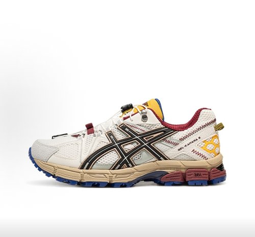 ASICS Gel-Kahana 8 FL 织物合成革 低帮跑步鞋 男女1203B031-104