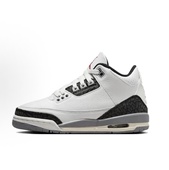 Air 白色DM0967 耐磨 Jordan 儿童篮球鞋 皮革 中帮 106