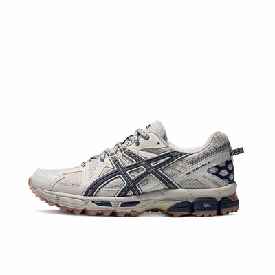 ASICS Gel-Kahana 8 防滑透气 低帮跑步鞋女款浅灰色1012A978-022