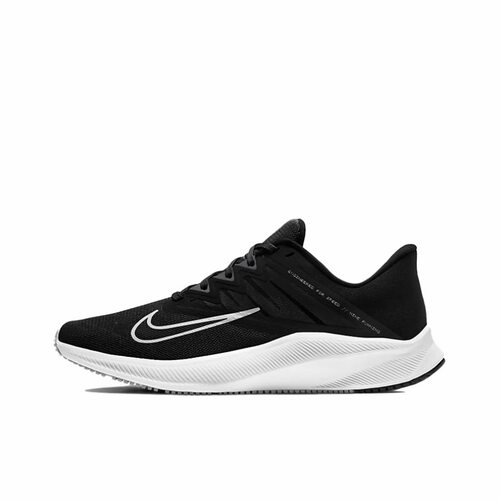 Nike Quest 3 透气 低帮 休闲跑步鞋 男女同款 黑色CD0230-002