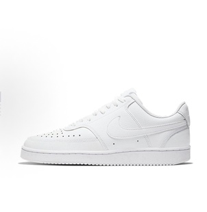 Low 白色CD5434 Court 100 女款 Vision 低帮 Nike 合成革皮革