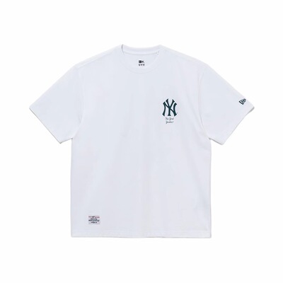 NEW ERA × MLB 纽约洋基队 宽松夏季美式短袖 T恤情侣 14179159