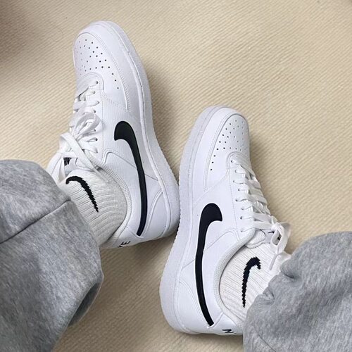 Nike Court Vision 1  防滑耐磨 低帮 板鞋 男款 白色 DH2987-101