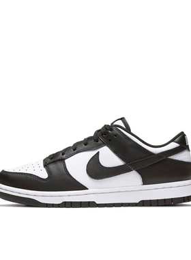 Nike Dunk 防滑耐磨 板鞋 女款/低帮/黑白熊猫DD1503-101