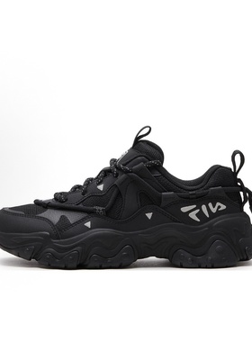 FILA斐乐 FLUID 5 猫爪 5.0  耐磨休闲鞋 女款 黑色F12W412105FBK