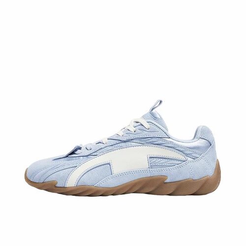 Champion 织物合成革 支撑轻便 低帮 女 清晖蓝/奶白U5CFCRW03M2