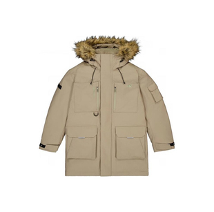 纯色拉链连帽保暖长款 羽绒服 男款 LBE New NPD44011 Balance