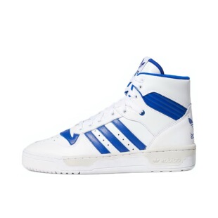 复古 Rivalry originals 白蓝EF6408 板鞋 男女同款 高帮 adidas