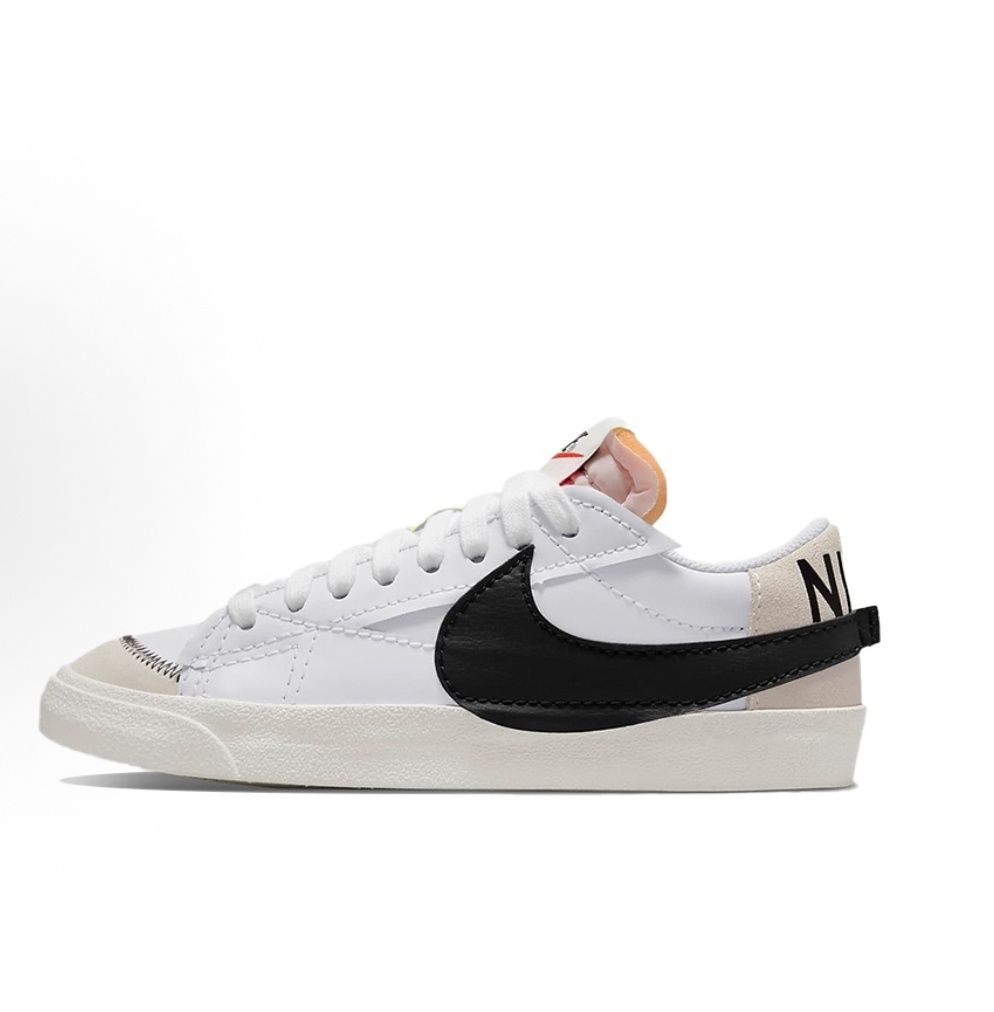 Nike Blazer Jumbo 低帮 板鞋 男款 白黑色DN2158-101