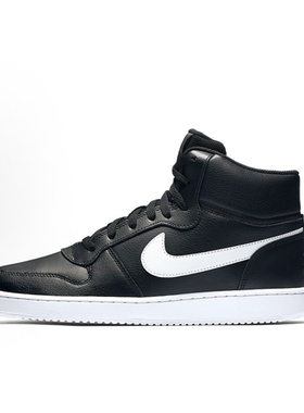 Nike EBERNON Mid 中帮 板鞋 男款 黑白AQ1773-002