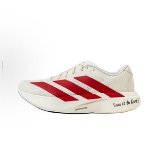 adidas Adizero Evo SL 低帮 长跑短跑跑步鞋 女款 白色JS1183鞋