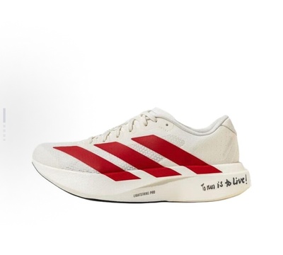 adidas Adizero Evo SL 低帮 长跑短跑跑步鞋 女款 白色JS1183鞋