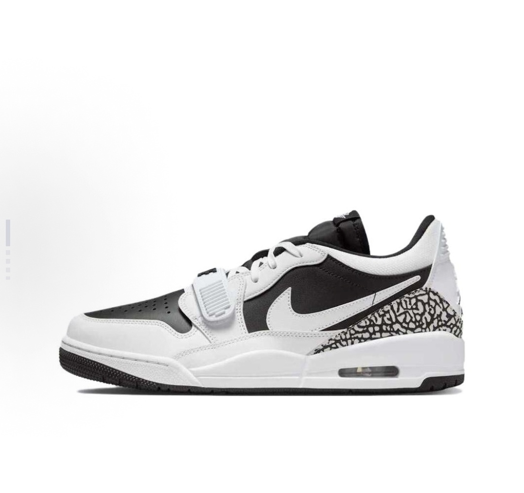 Jordan Legacy 312 皮革 LOW耐磨 低帮男女同款 白黑色CD7069-111