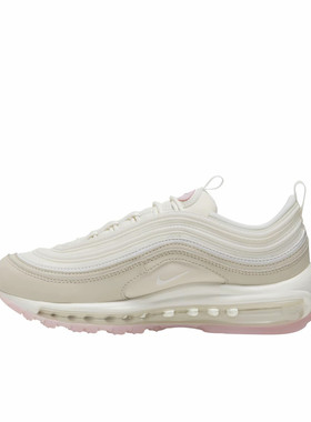 Nike Air Max 97 复古 低帮 休闲跑步鞋 女款 米粉白 CT1904-100