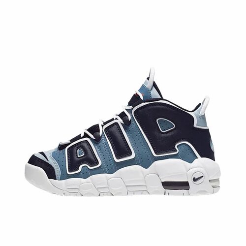 NikeAir More Uptempo 96 Denim 舒适 中帮 篮球鞋415082-404
