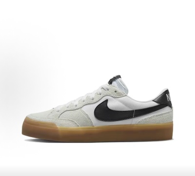 Nike  Zoom Pogo Plus 低帮 板鞋 女款 白黑DR9114-101