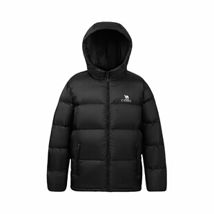 火山加厚防风鸭绒连帽羽绒服 2025AW M13CR07089H 骆驼 Camel