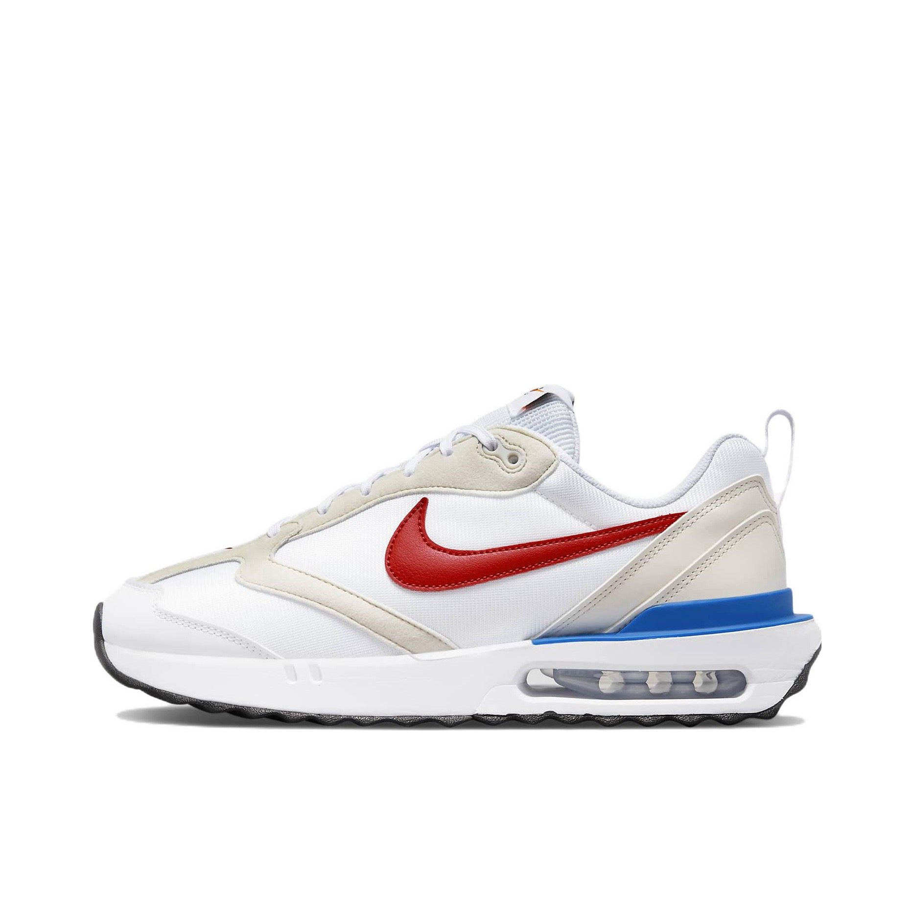 Nike Air Max Dawn 缓震 增高鞋 跑鞋 白色/红色/蓝色DM0013-100,运动鞋new,运动休闲鞋,淘宝优惠券,粉丝福利购,淘宝优惠卷