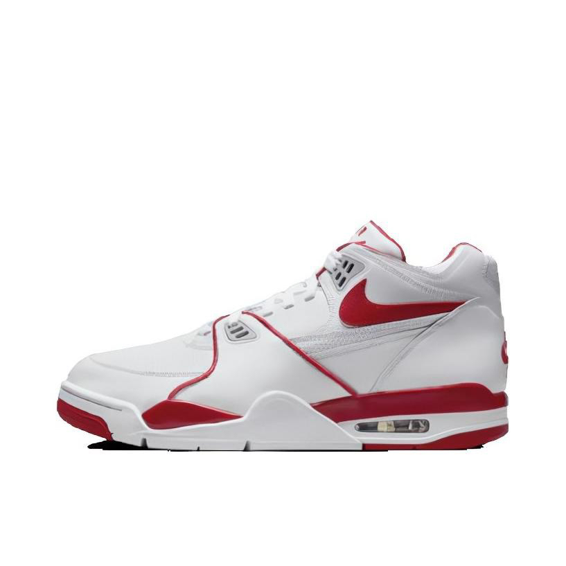 Nike Air Flight 89 中帮 复古篮球鞋 男款 白红HM3467-100