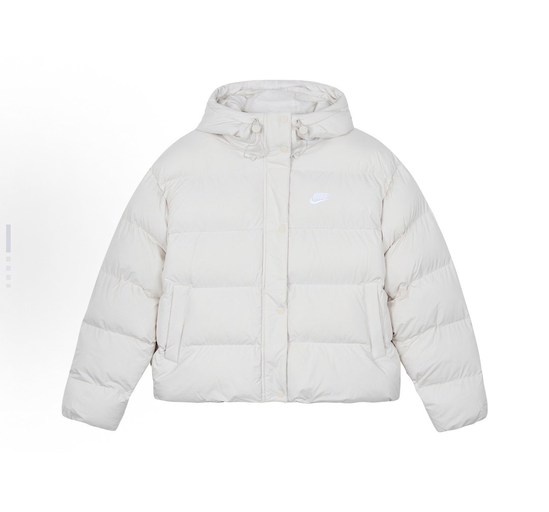 Nike 防风保暖短款连帽运动面包夹克棉服 女款 白色FD8291-104,运动服/休闲服装,运动POLO衫,淘宝优惠券,粉丝福利购,淘宝优惠卷