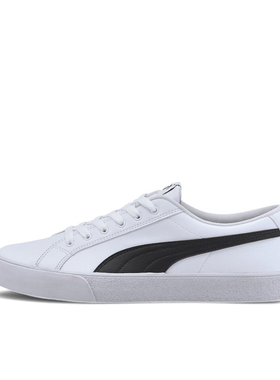 PUMA彪马 Bari 经典休闲 低帮 板鞋 男女同款 白黑373033-01