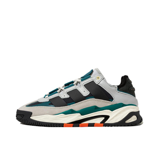 adidas originals Niteball 织物皮革 男女同款 灰绿色ID4086