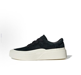 adidas Labcourt 舒适 低帮 板鞋 男女同款 墨绿色汉玉白JS4148