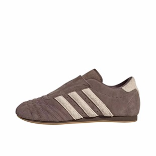 adidas TAEKWONDO 舒适轻盈 低帮 训练鞋 女款 棕色JQ3605