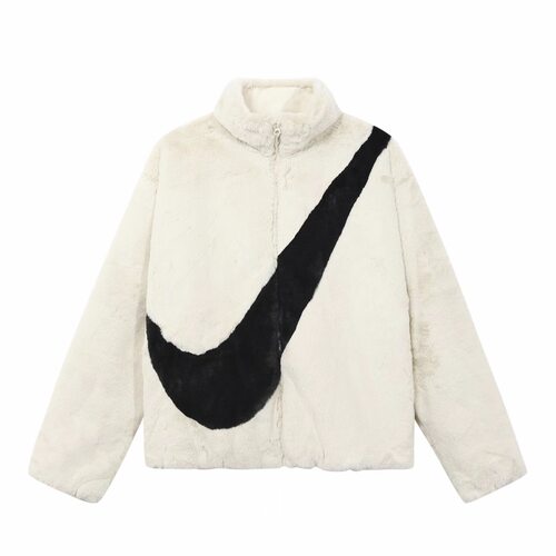 Nike 撞色大Logo羊休闲运动保暖无帽飞行员夹克 冬季DM1760-238
