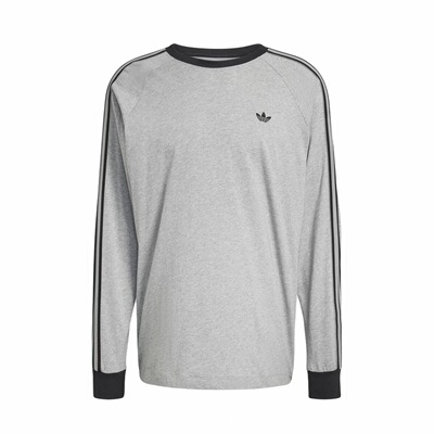 adidas originals BRITCORE CALI 套头长袖纯棉T恤 男款KV4703