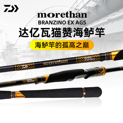 24新款DAIWA达亿瓦Morethan EX AGS猫赞超远投直柄枪柄海鲈路亚竿