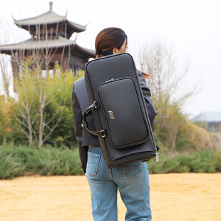 金川仿皮唢呐包加键唢呐专用包皮革双肩背东北大唢呐收纳包套袋