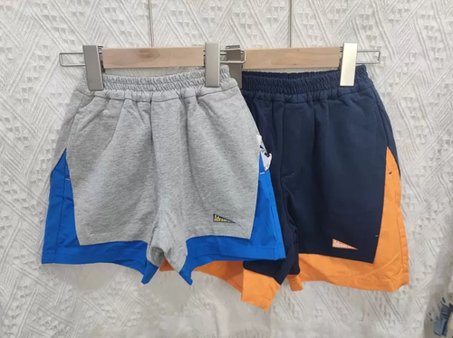 ycyp品牌童装夏季韩版纯棉男小童休闲拼接五分裤百搭休闲运动短裤