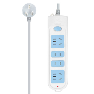 BULL 拖线板4孔 插线板 1.8米 607插座插排排插接线板 公牛