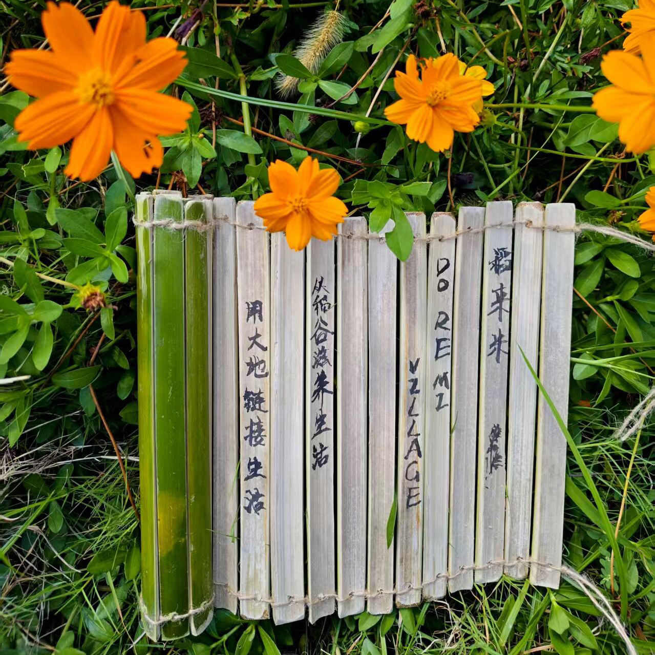 手工竹简书空白可书写竹片书卷竹牌幼儿园环创国风竹子材料包